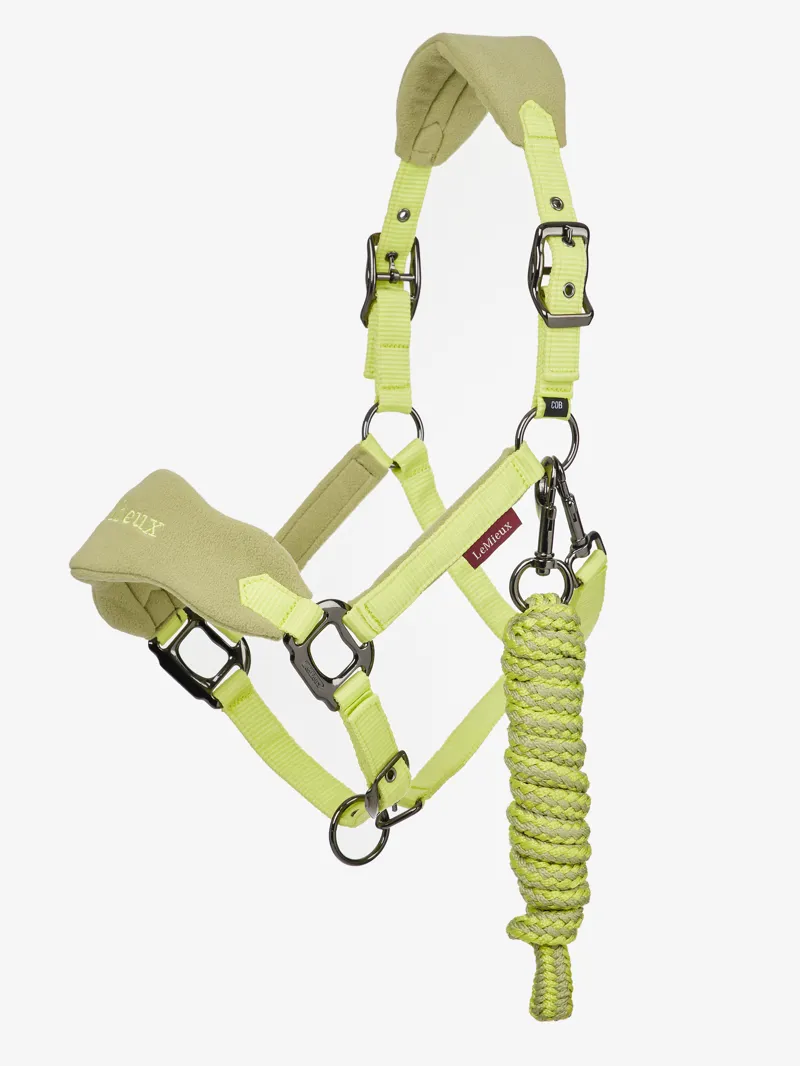 LeMieux Vogue Headcollar and Leadrope Set in Kiwi
